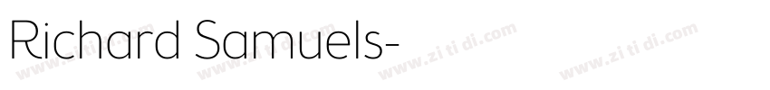 Richard Samuels字体转换